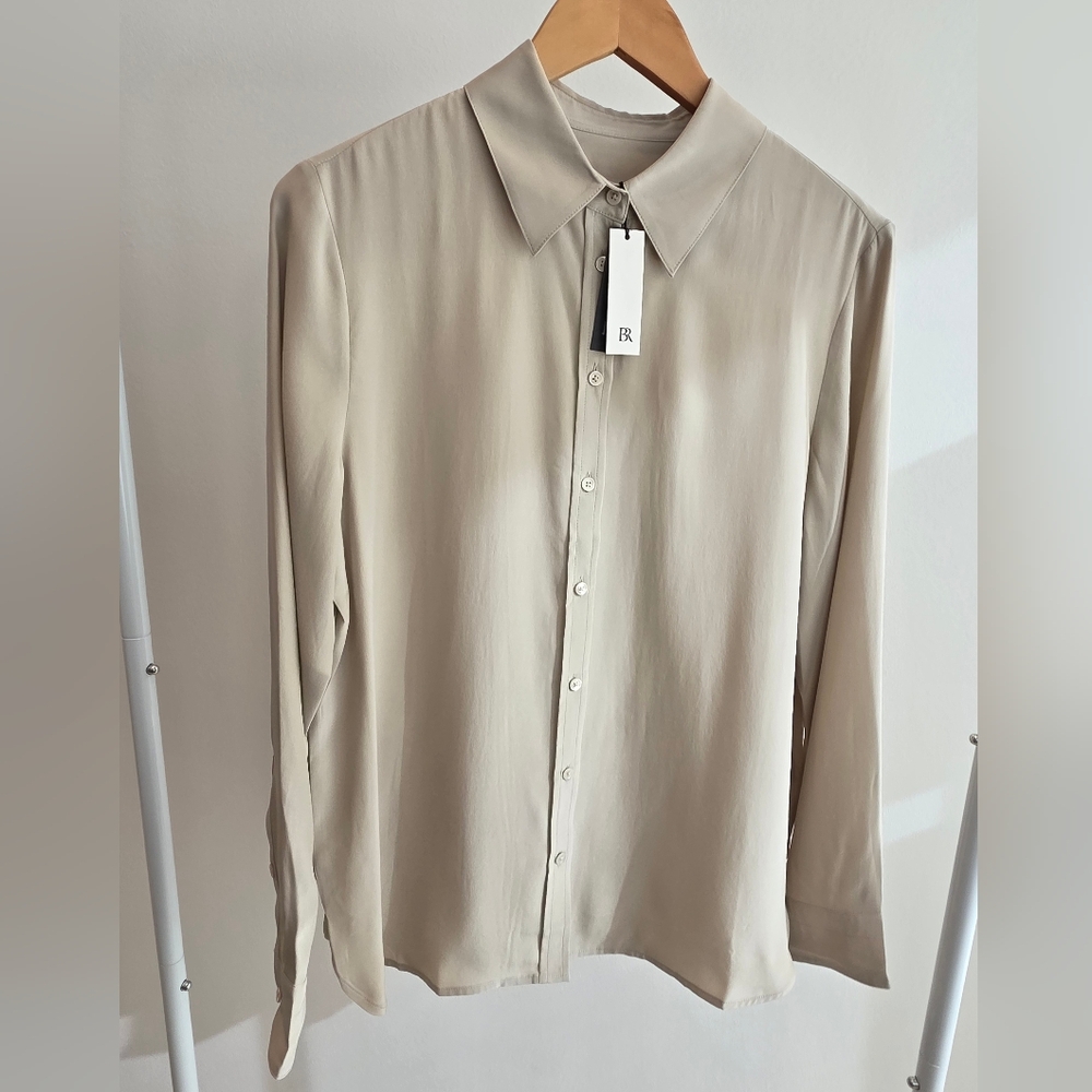 Silk Banana Republic Button-down Shirt